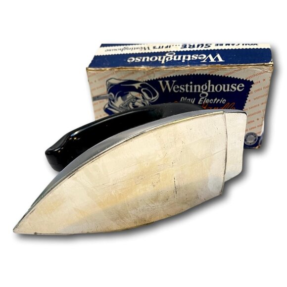 Westinghouse Toy Iron Original Box Circa 1950's Tested Working Made USA - Picture 4 of 9